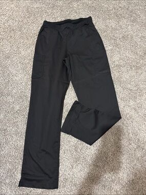 Women’s Black Cargo Pants with Stretch Waistband